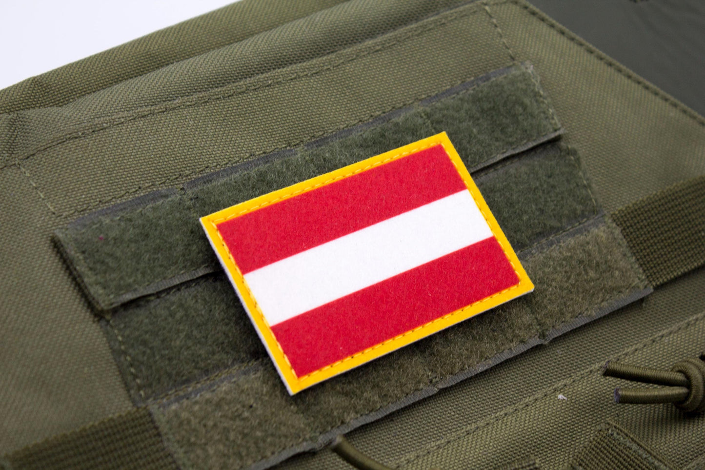 Austria flag hook and loop patch Flagge von Österreich