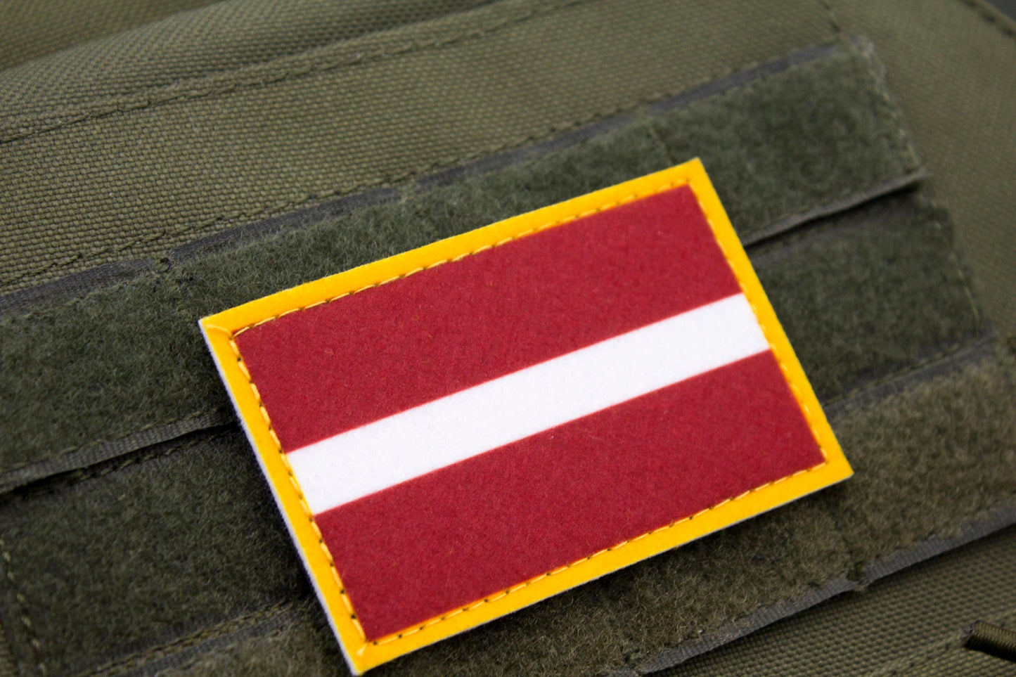 Latvia flag hook and loop patch Latvijas karogs