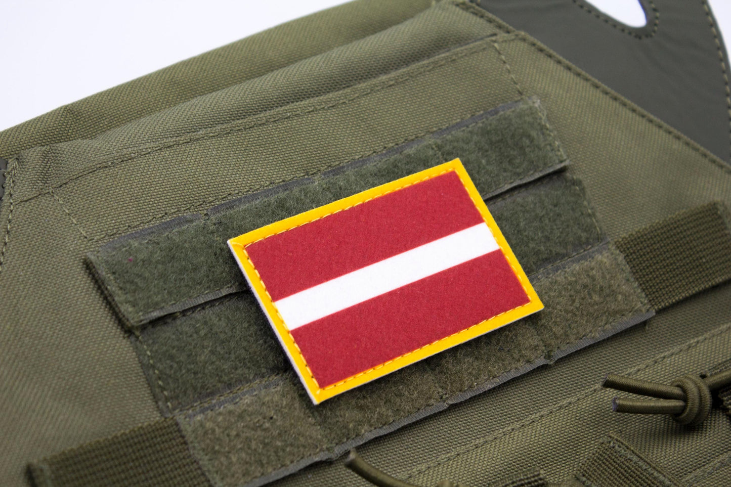 Latvia flag hook and loop patch Latvijas karogs