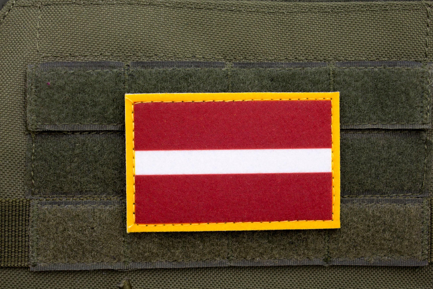 Latvia flag hook and loop patch Latvijas karogs