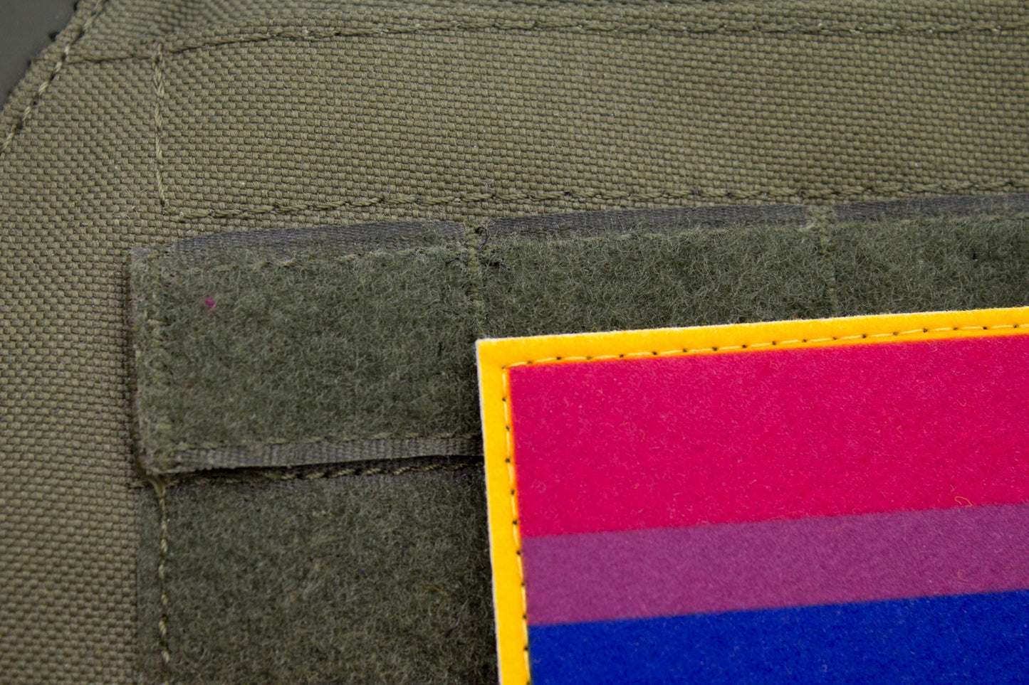 LGBTQ Bisexual flag hook and loop patch