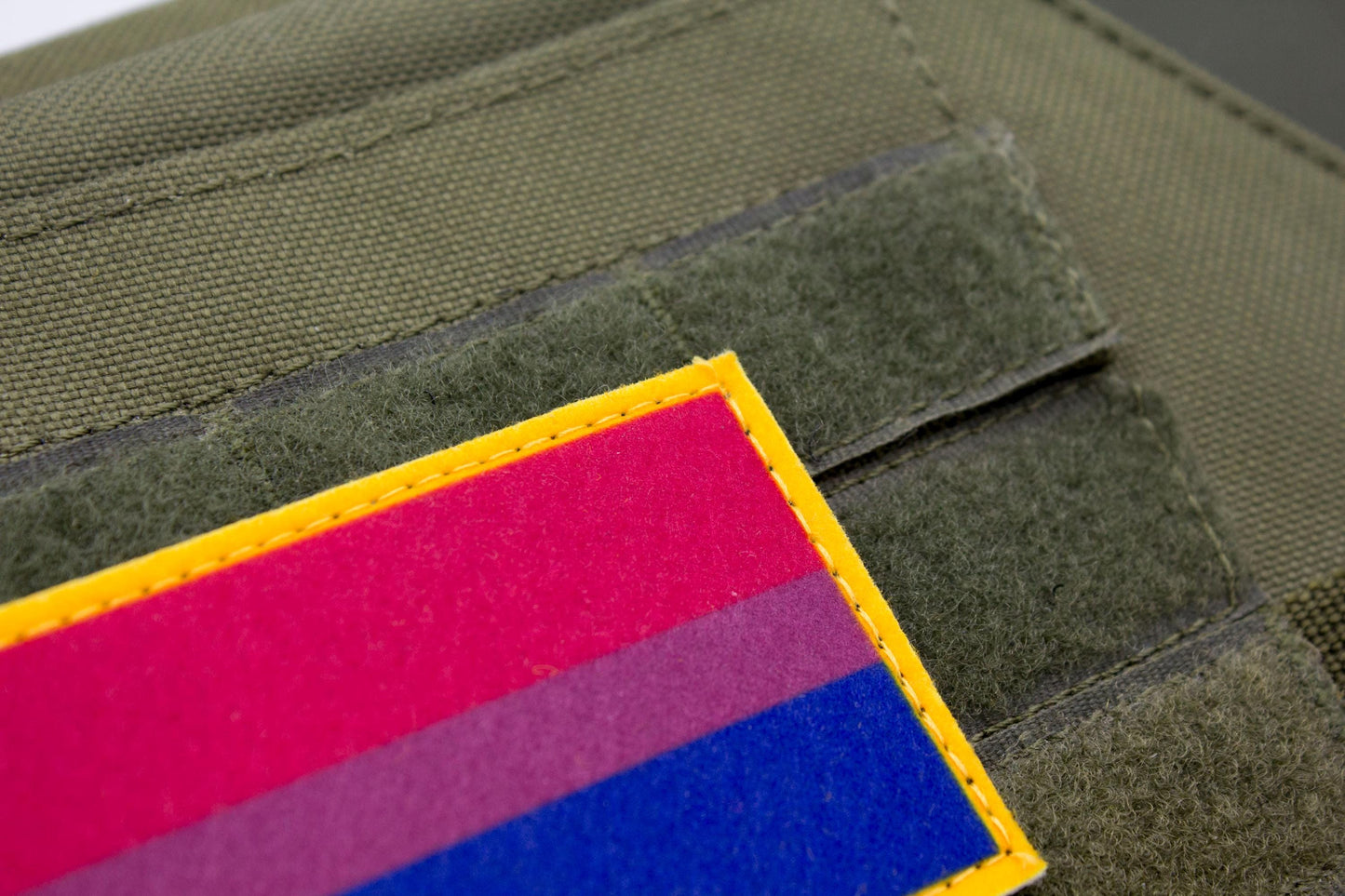 LGBTQ Bisexual flag hook and loop patch