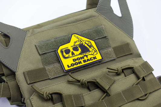 Don't Look Back hook and loop morale patch