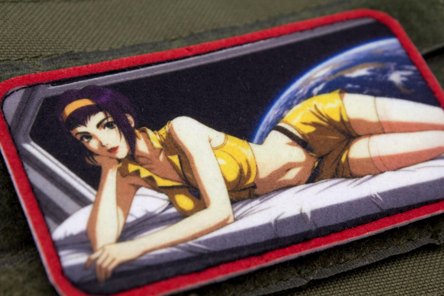 Faye Valentine Anime Cowboy Bebop hook and loop morale patch