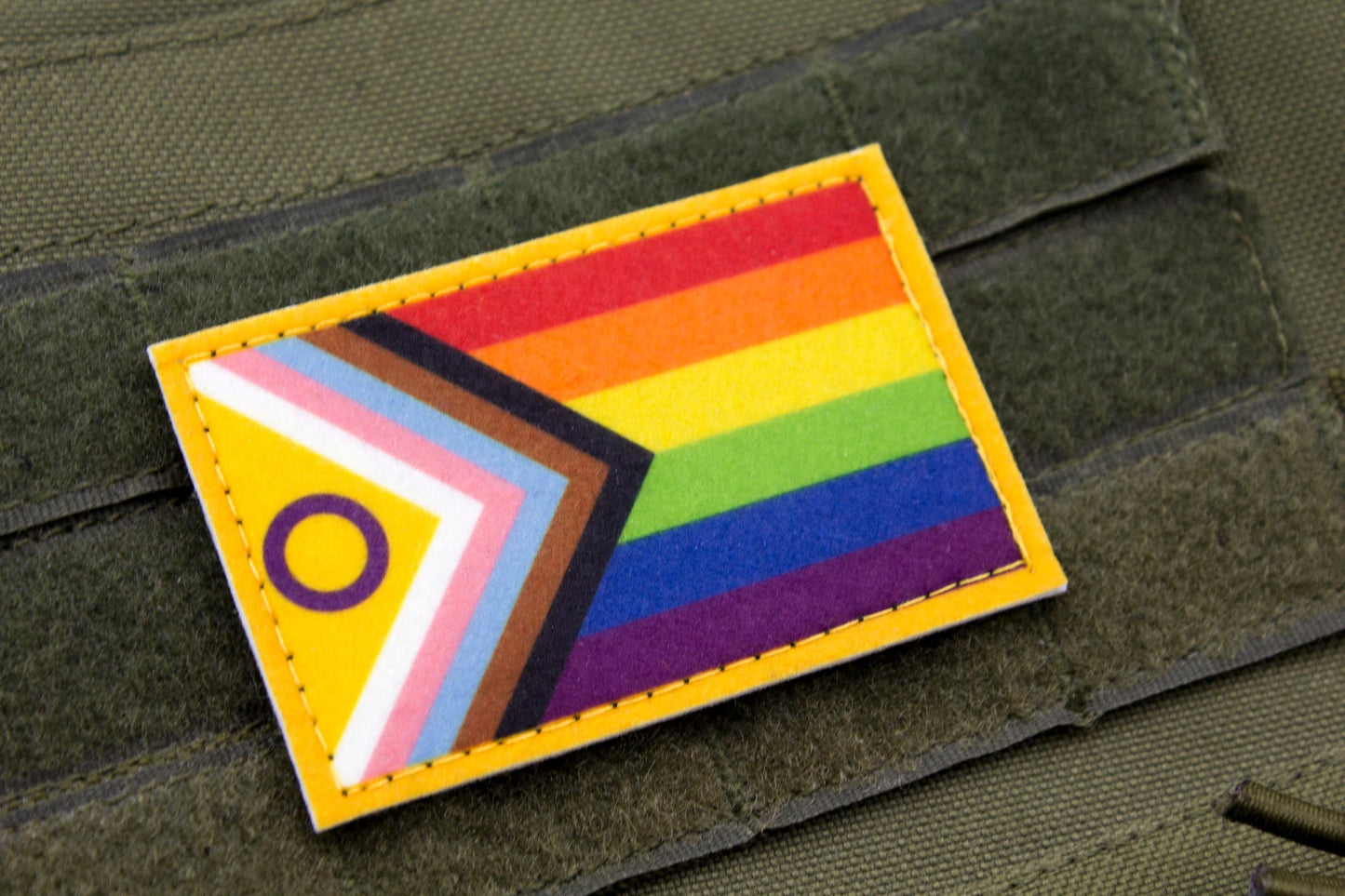 Progress pride flag NEW hook and loop patch