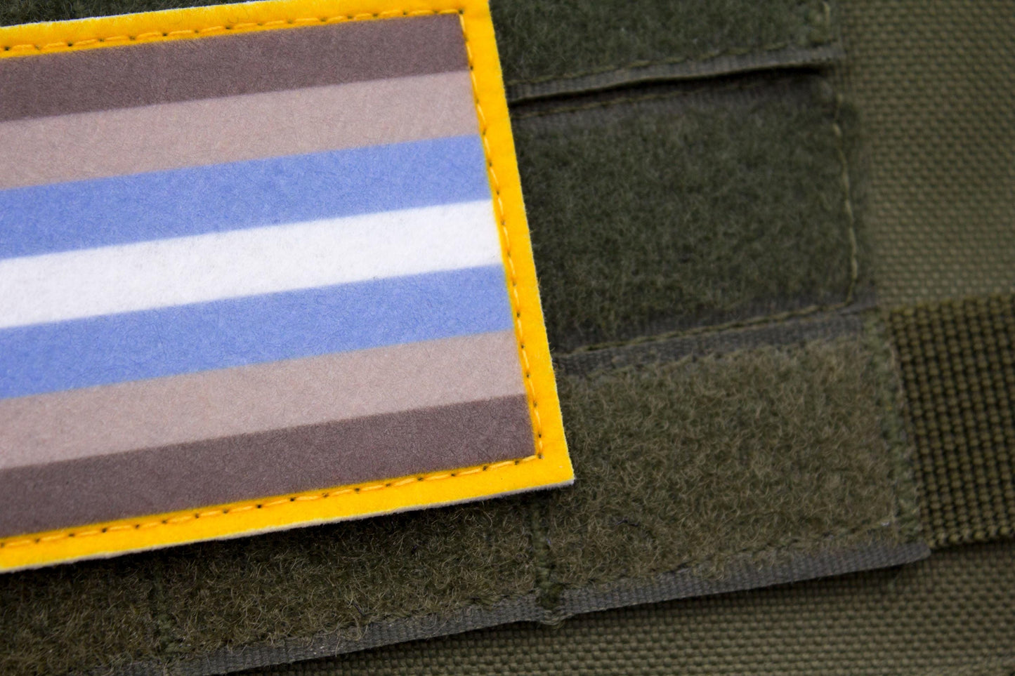 LGBTQ Demiboy flag hook and loop patch