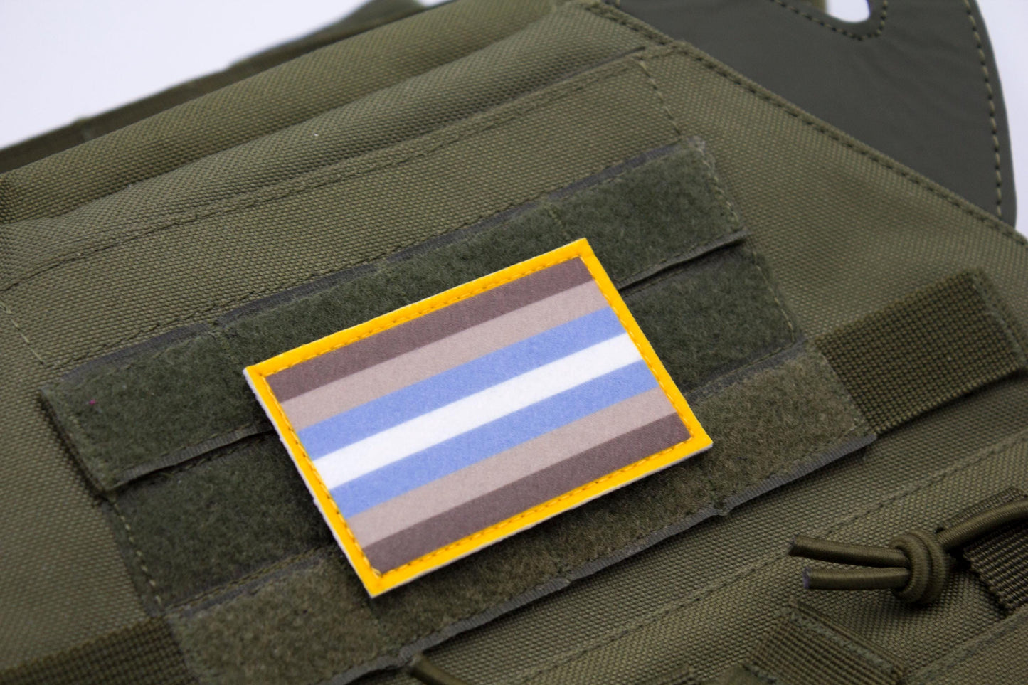 LGBTQ Demiboy flag hook and loop patch