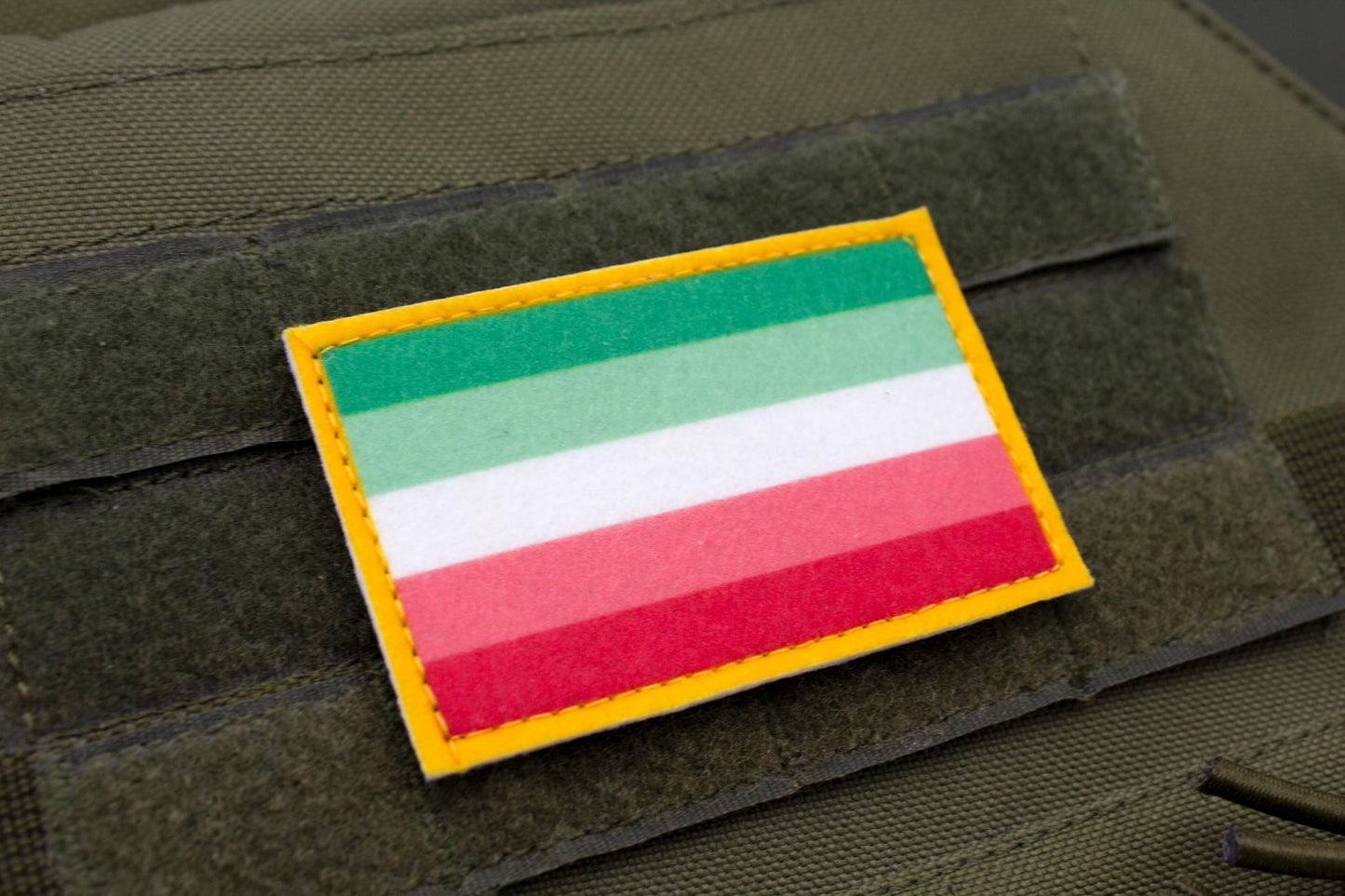 LGBTQ Abrosexual flag hook and loop patch