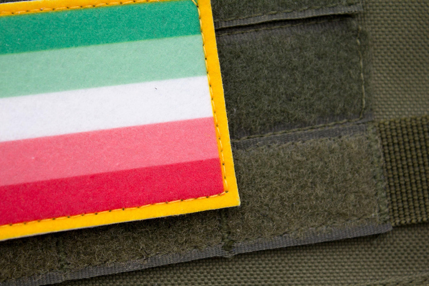 LGBTQ Abrosexual flag hook and loop patch