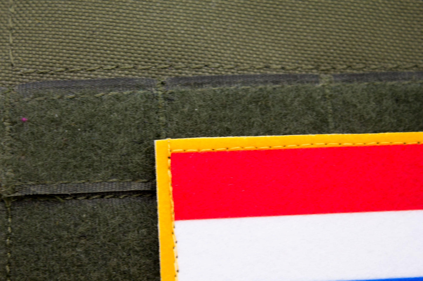 Luxembourg flag hook and loop patch Lëtzebuerger Fändel