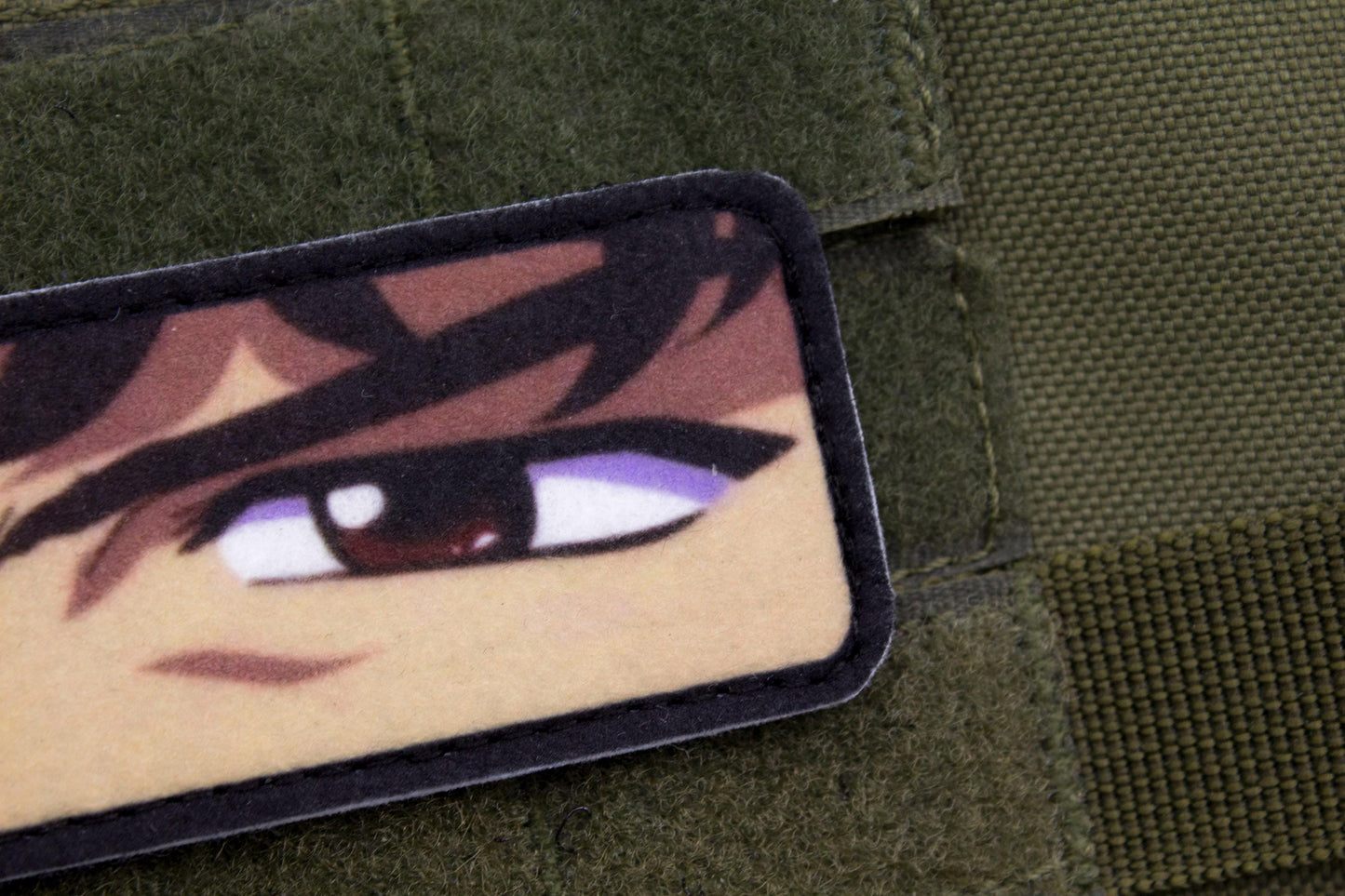 Spike Spiegel eyes Cowboy Bebop anime hook and loop patch