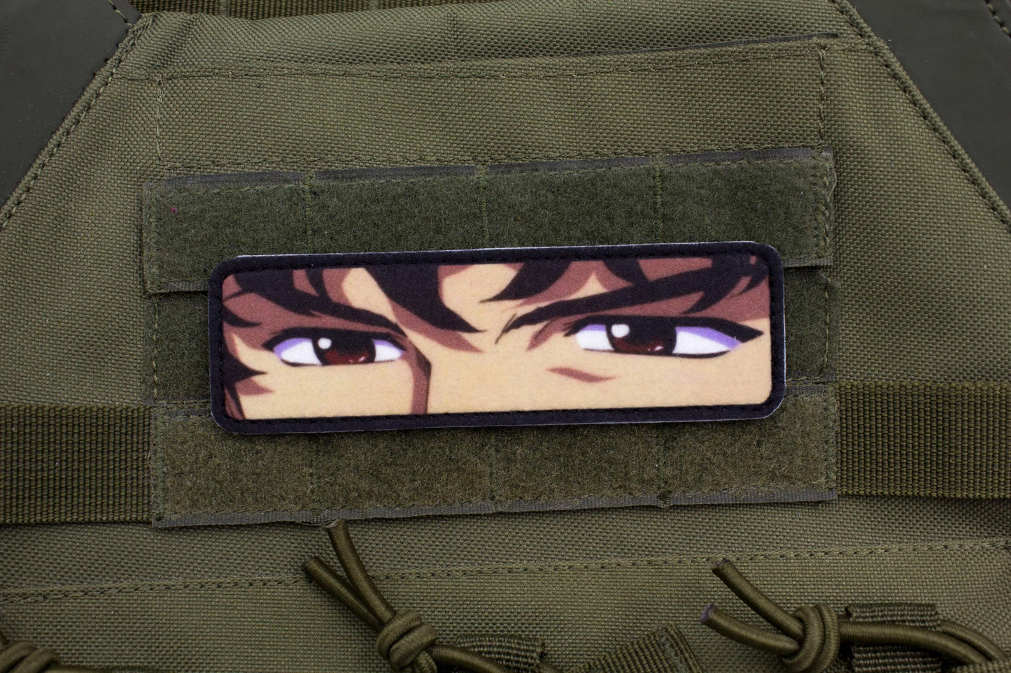 Spike Spiegel eyes Cowboy Bebop anime hook and loop patch