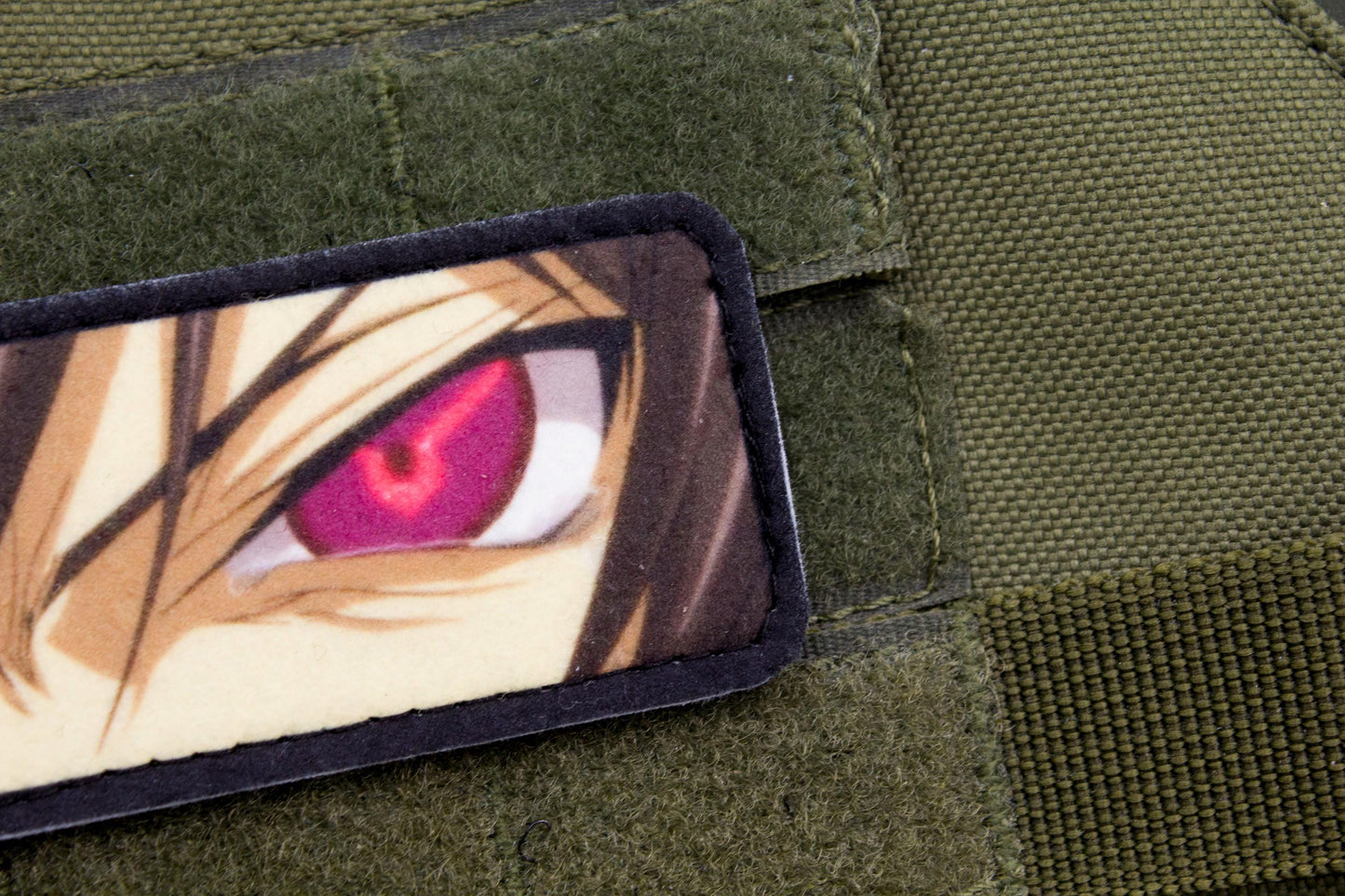 Lelouch Lamperouge eyes Code geass anime hook and loop patch