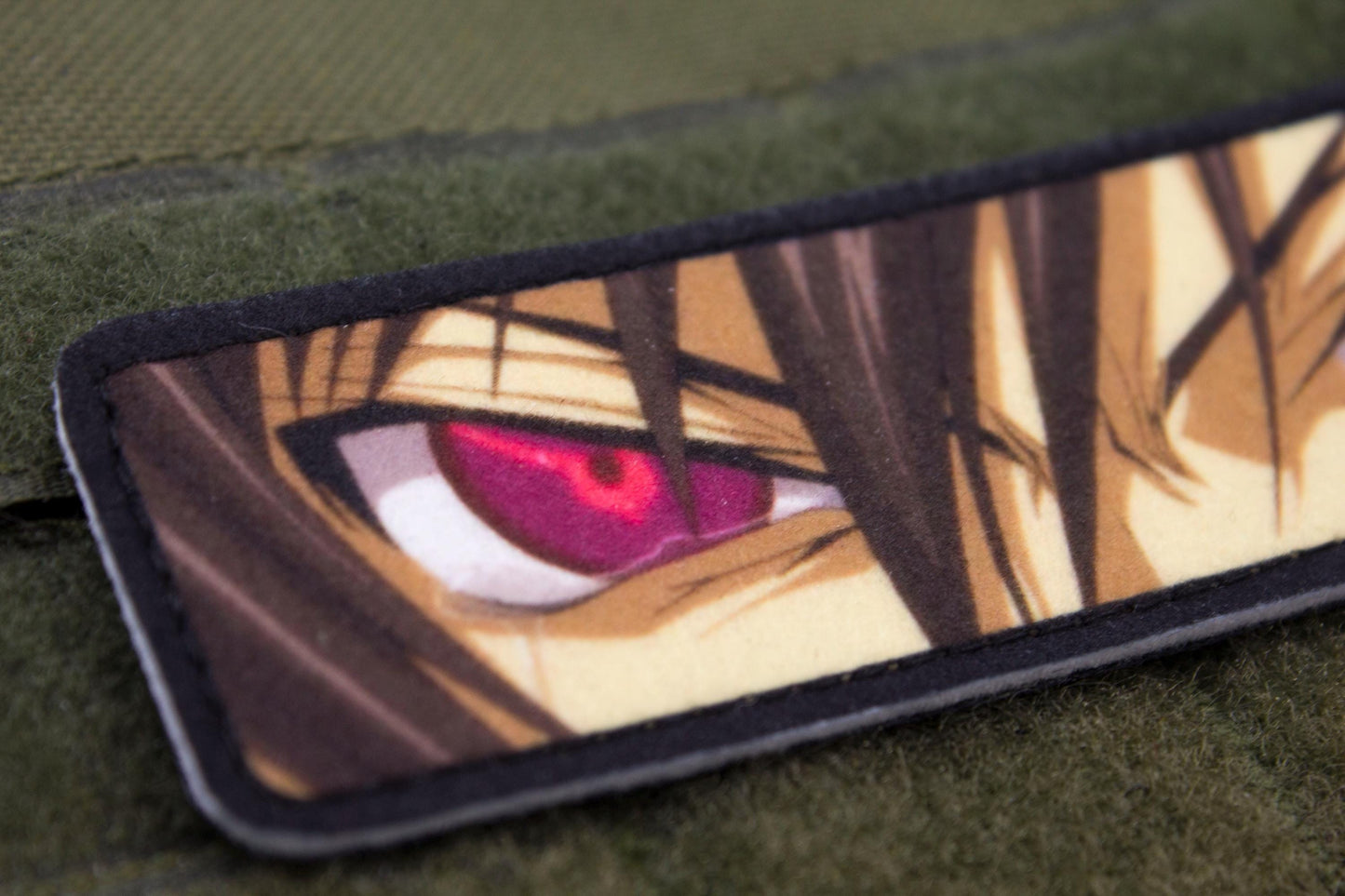 Lelouch Lamperouge eyes Code geass anime hook and loop patch
