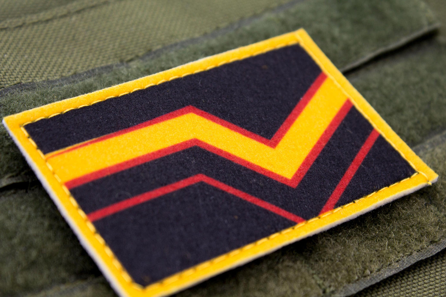 Rubber LGBT flag hook and loop patch