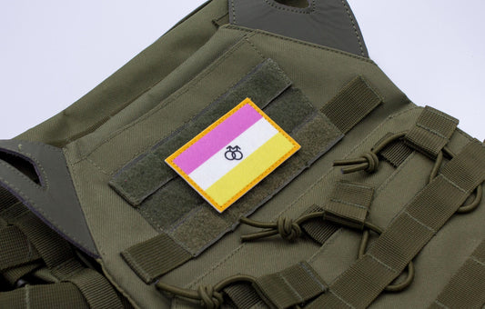Twink LGBT flag hook and loop patch