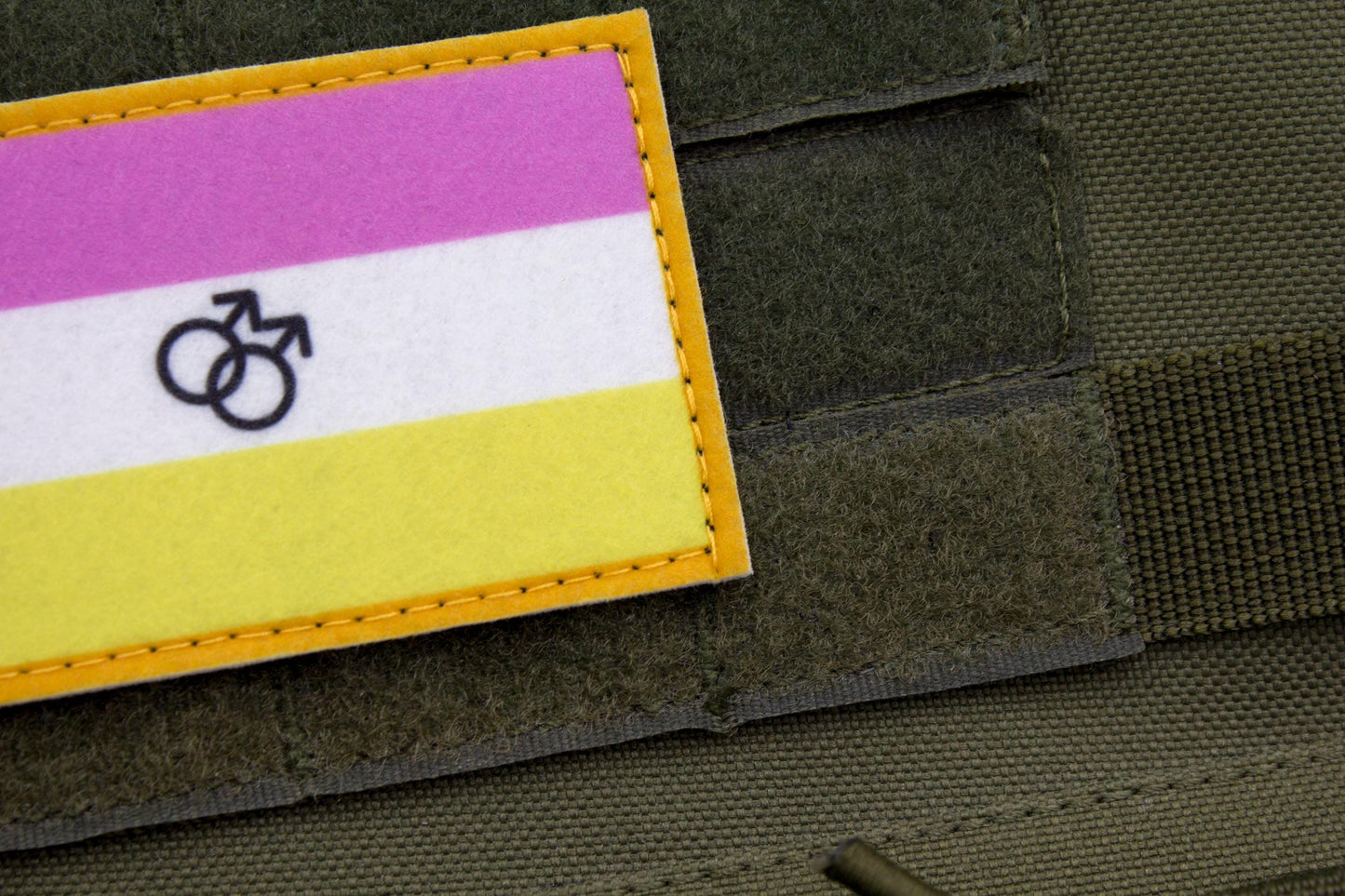 Twink LGBT flag hook and loop patch