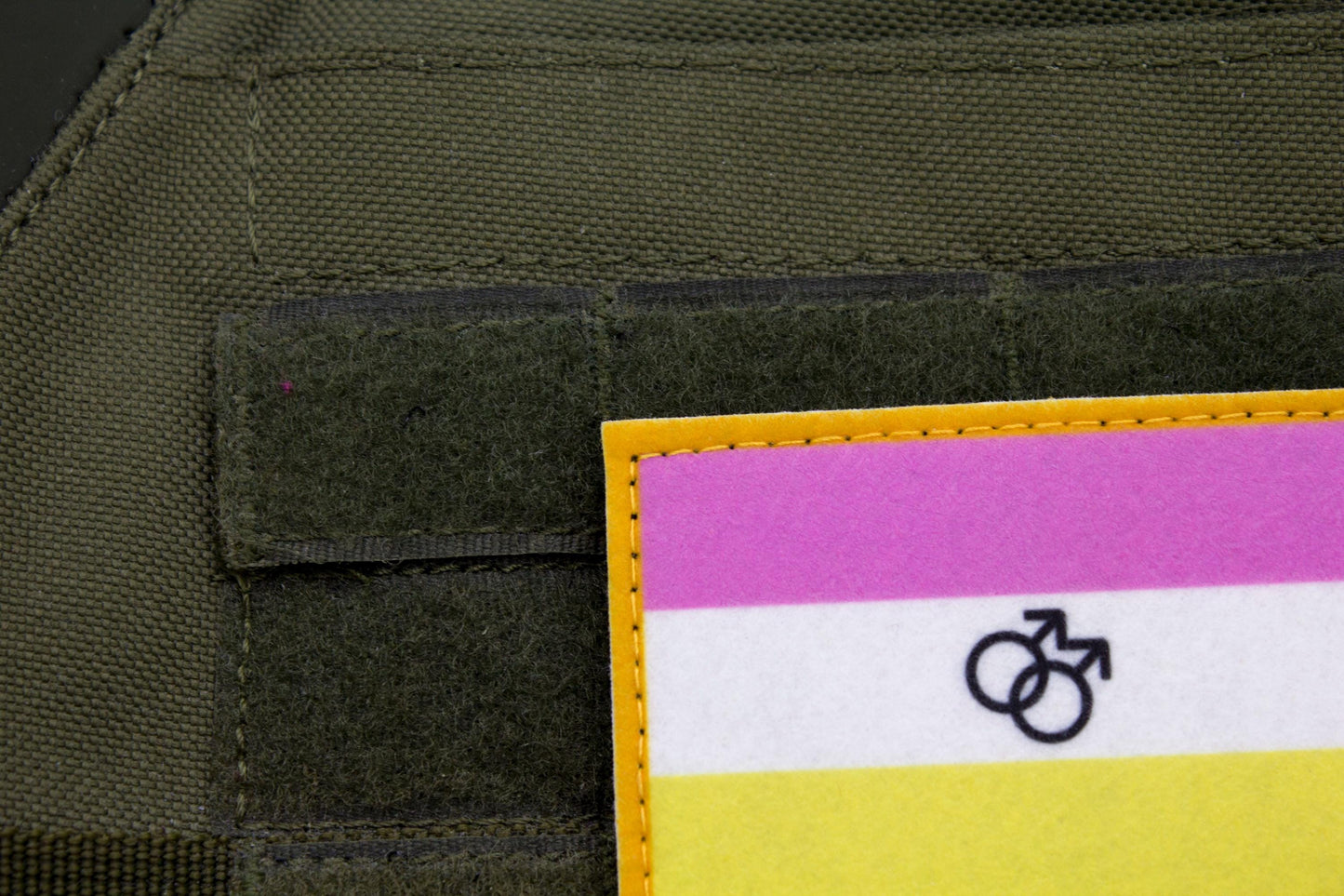 Twink LGBT flag hook and loop patch