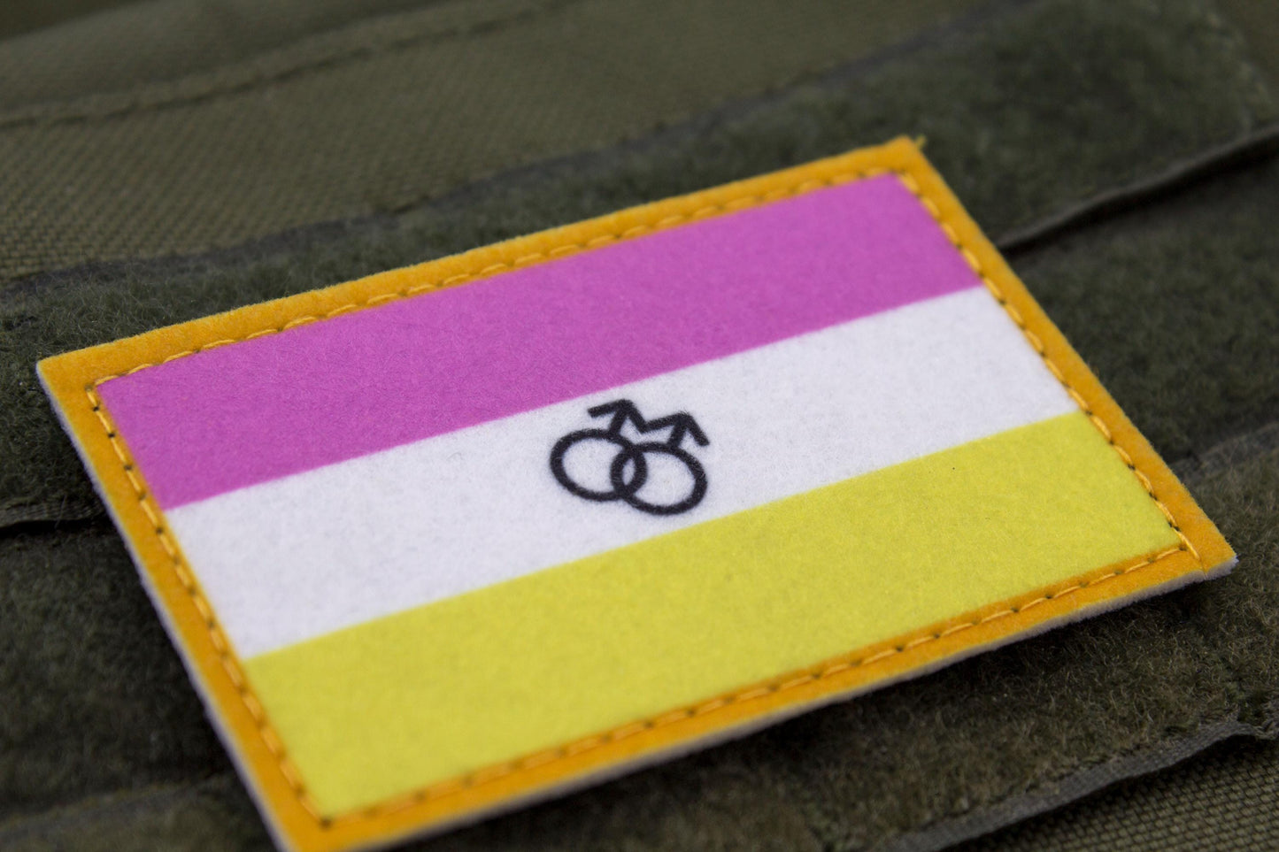 Twink LGBT flag hook and loop patch