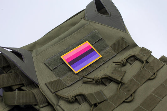 Omnisexuality LGBT flag hook and loop patch