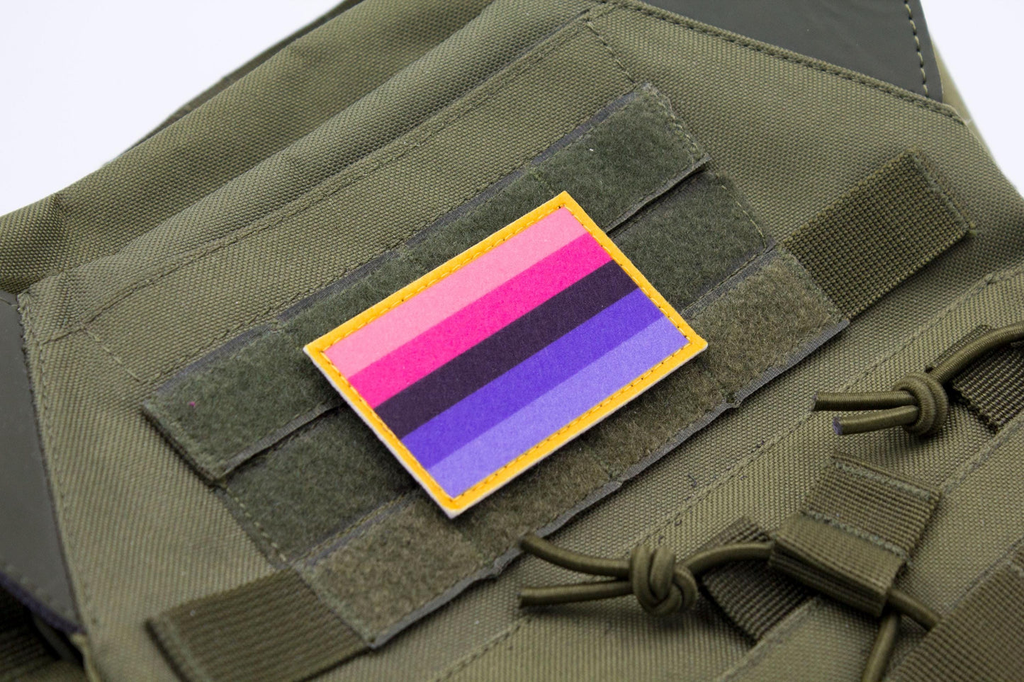 Omnisexuality LGBT flag hook and loop patch