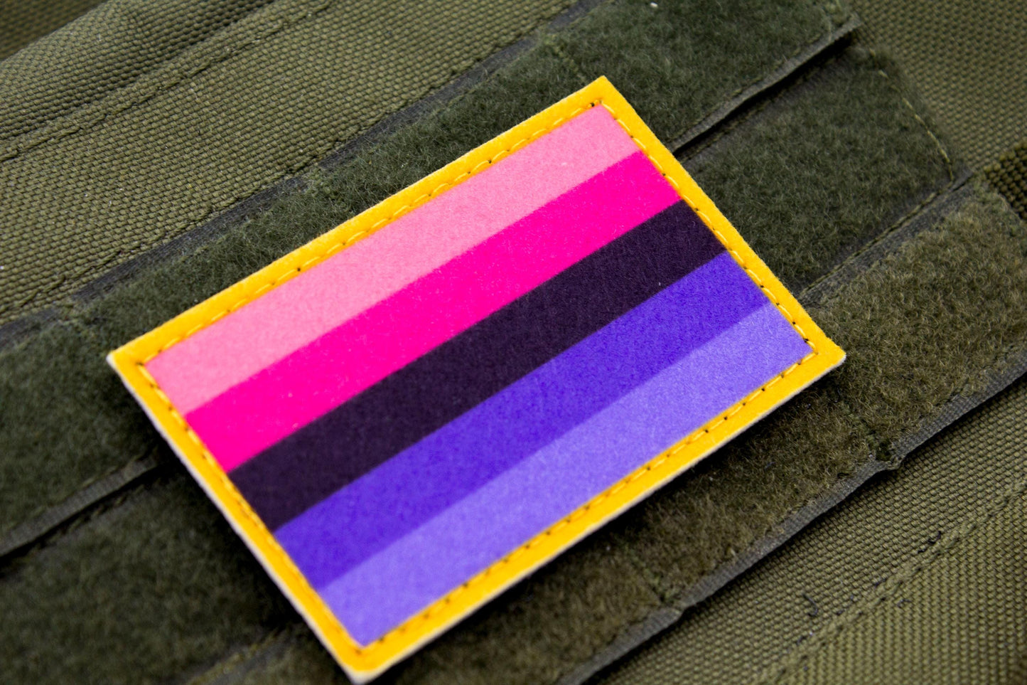 Omnisexuality LGBT flag hook and loop patch