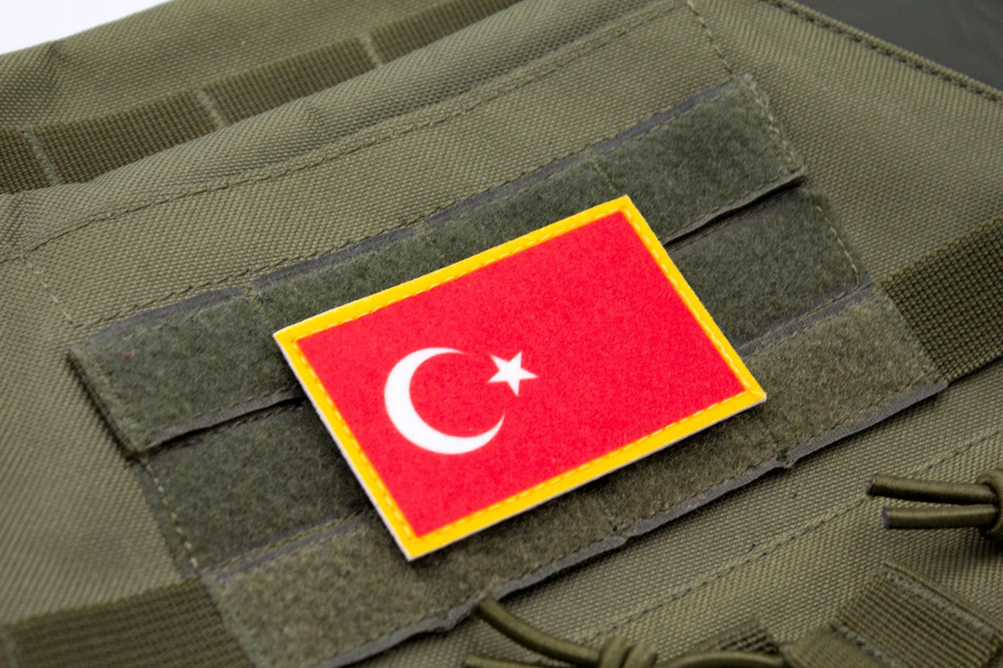 Turkey flag hook and loop patch Türkiye Bayrağı