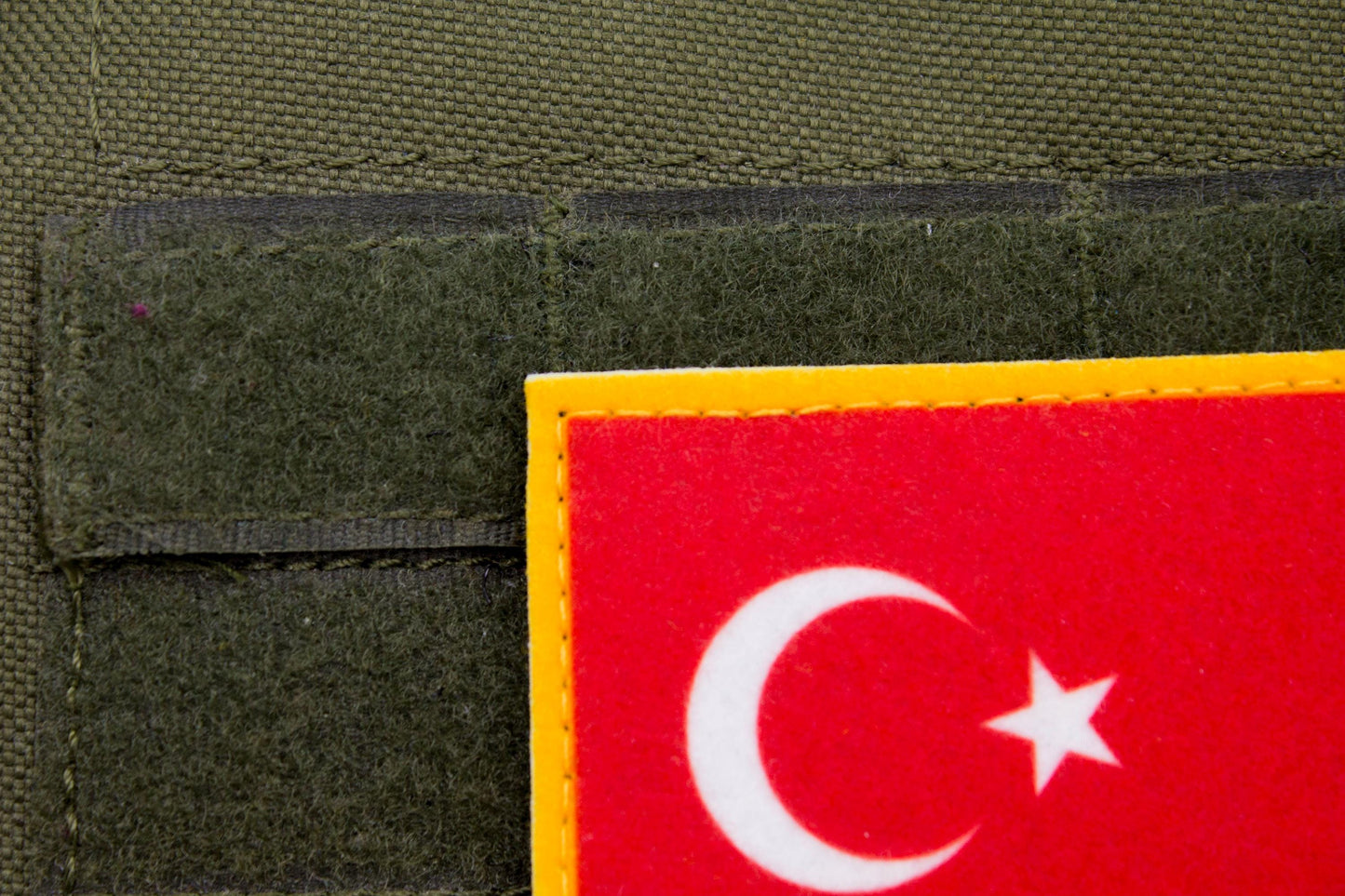 Turkey flag hook and loop patch Türkiye Bayrağı