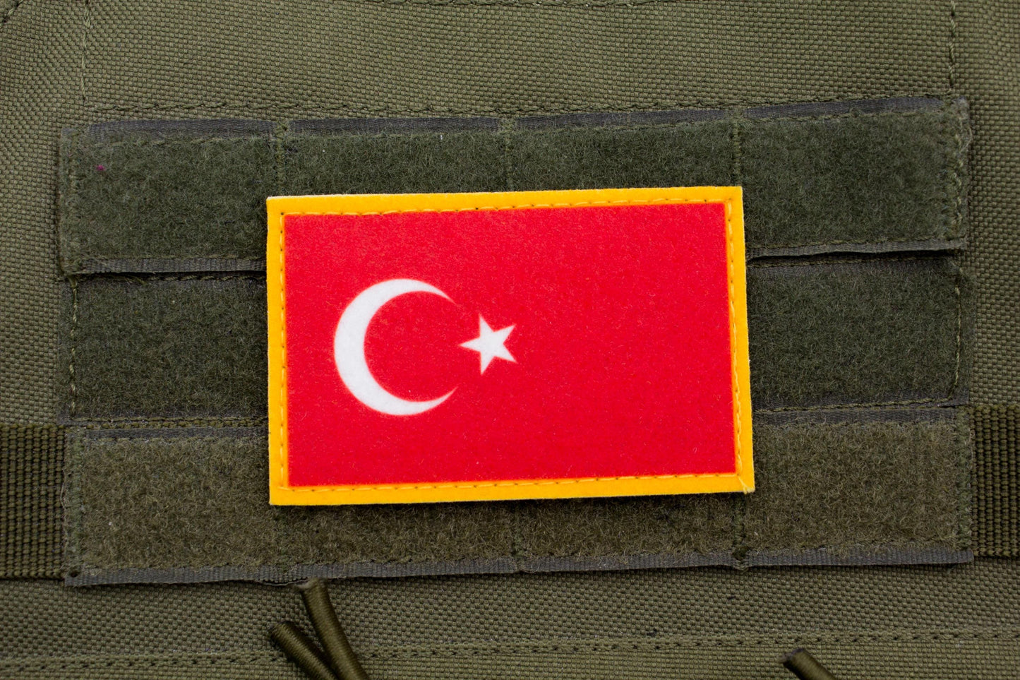 Turkey flag hook and loop patch Türkiye Bayrağı