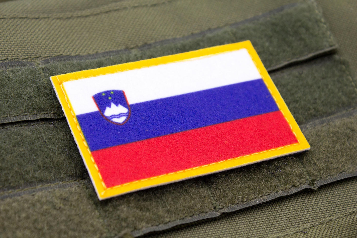 Slovenia flag hook and loop patch Zastava Slovenije