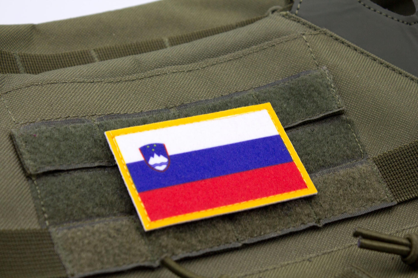 Slovenia flag hook and loop patch Zastava Slovenije