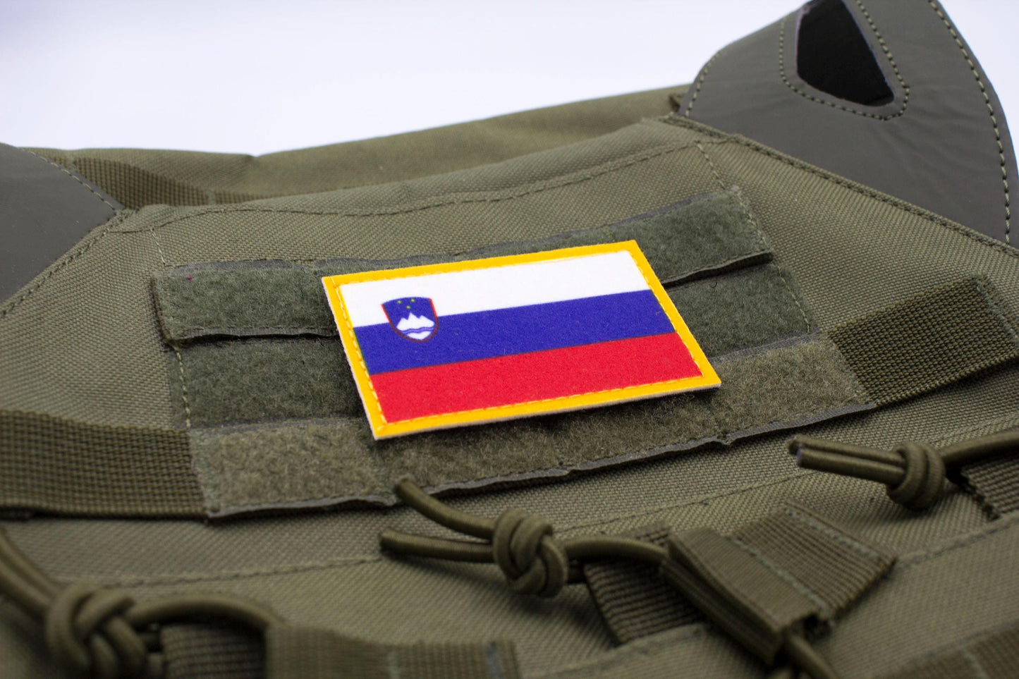 Slovenia flag hook and loop patch Zastava Slovenije