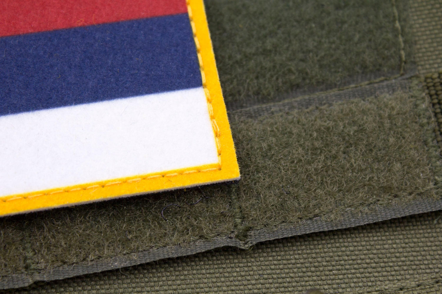 Serbia flag hook and loop patch Застава Србије