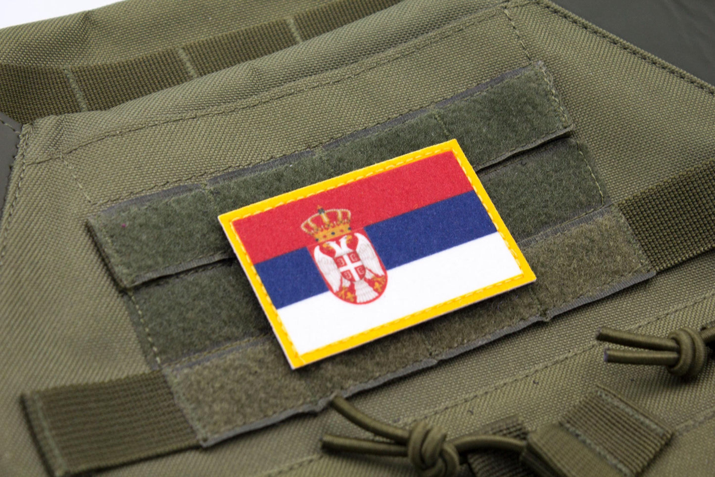 Serbia flag hook and loop patch Застава Србије