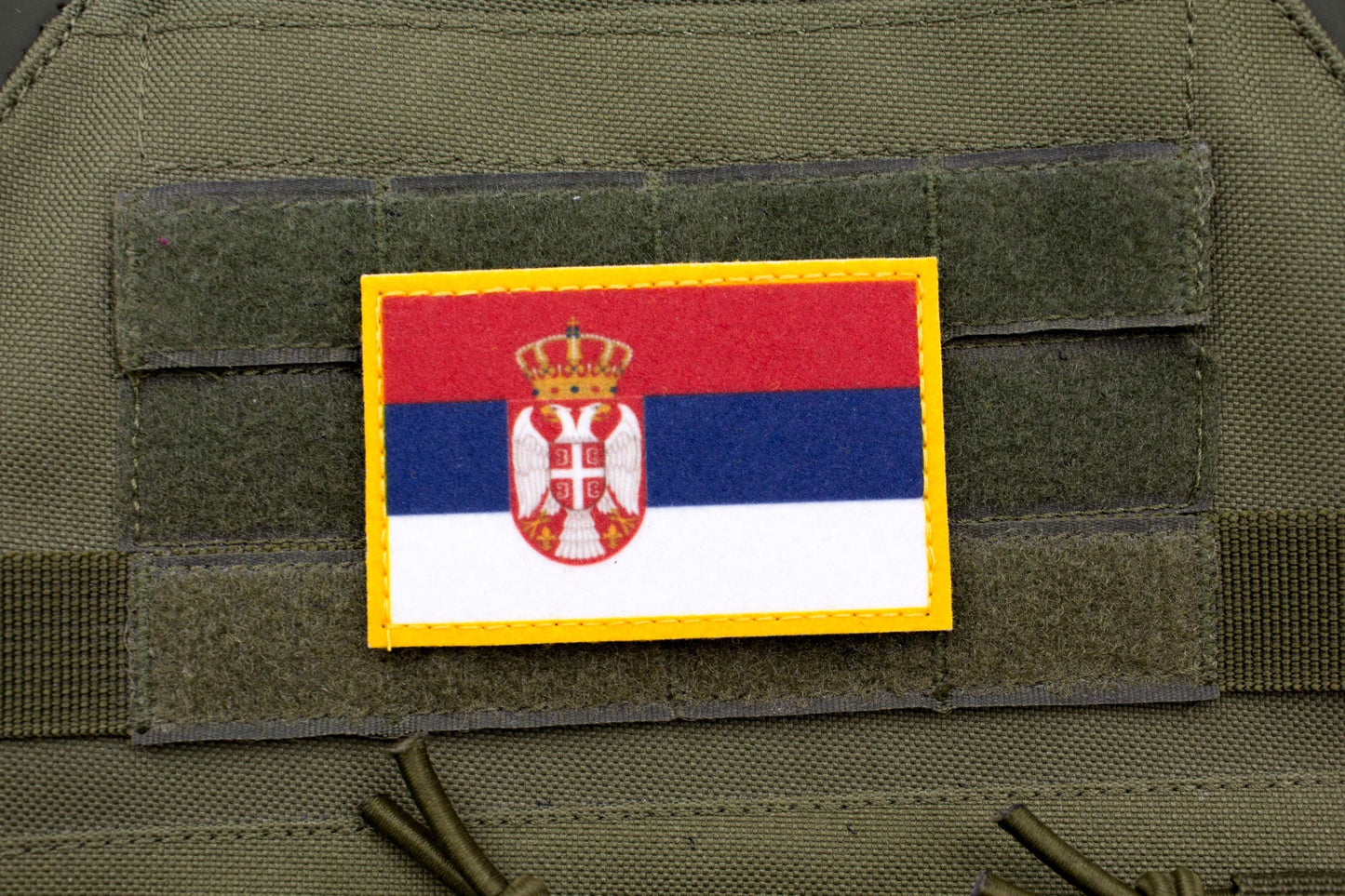 Serbia flag hook and loop patch Застава Србије
