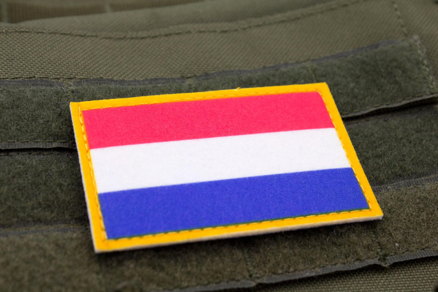 Netherlands flag hook and loop patch Vlag van Nederland