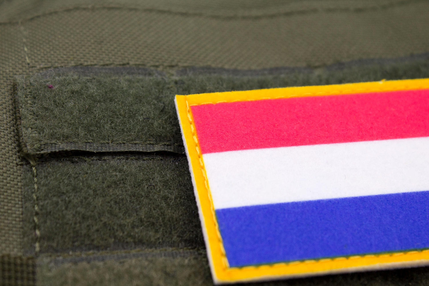 Netherlands flag hook and loop patch Vlag van Nederland