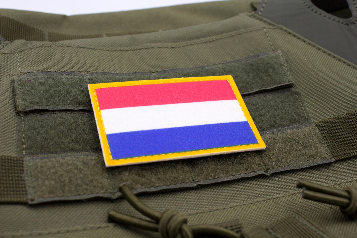 Netherlands flag hook and loop patch Vlag van Nederland