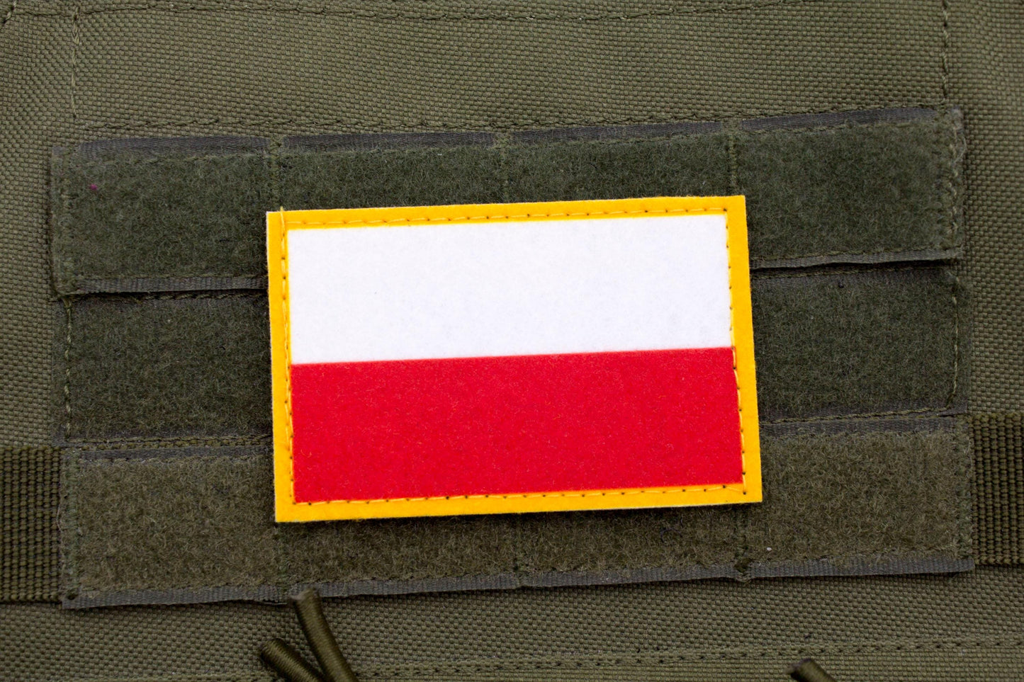 Poland flag hook and loop patch Flaga Polski