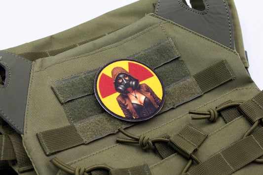 Stalker sexy girl cosplay hook and loop patch