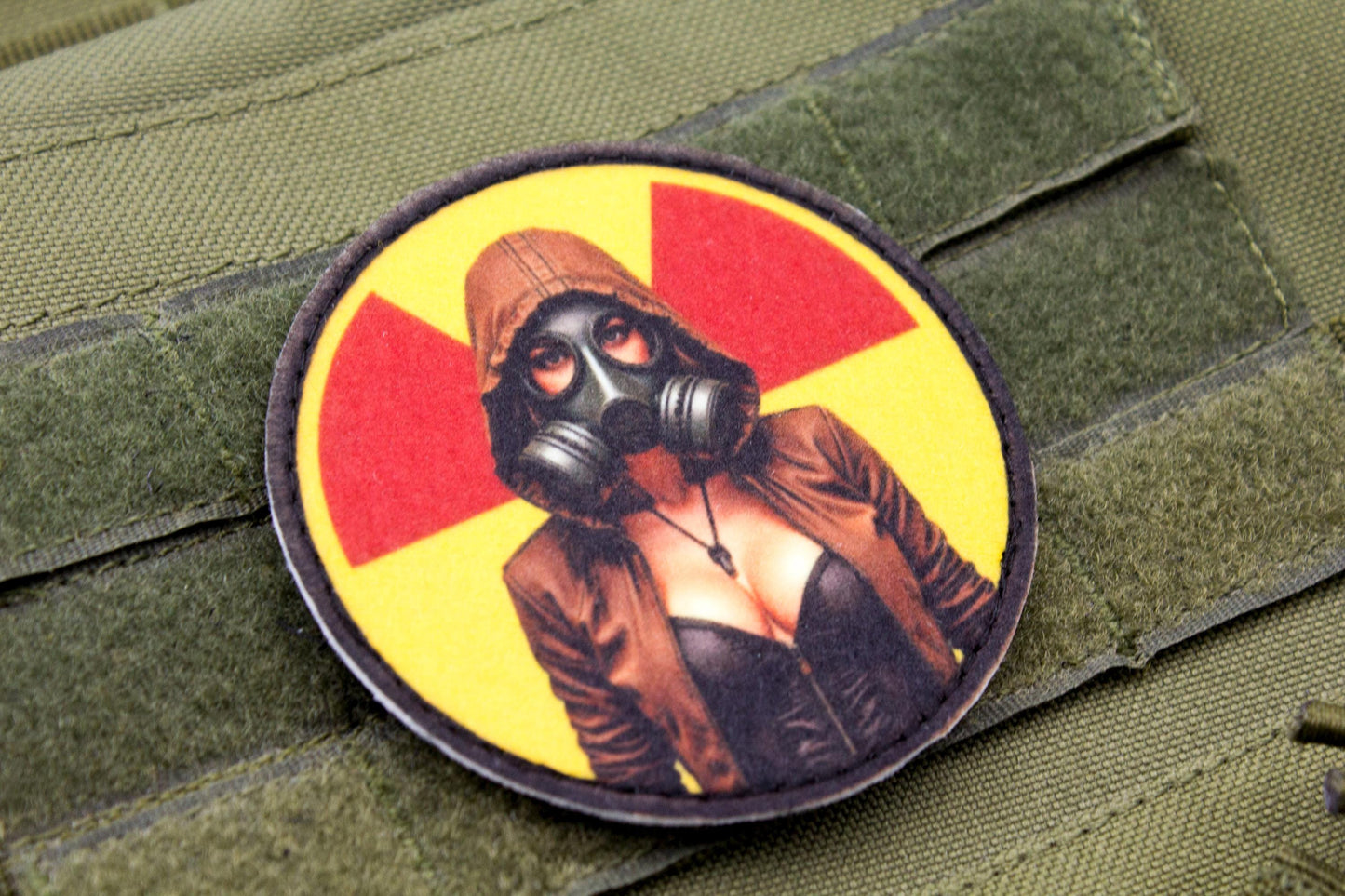 Stalker sexy girl cosplay hook and loop patch