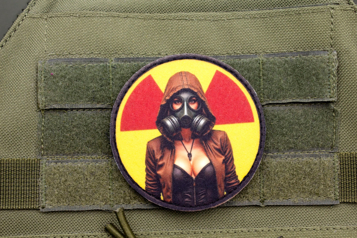 Stalker sexy girl cosplay hook and loop patch