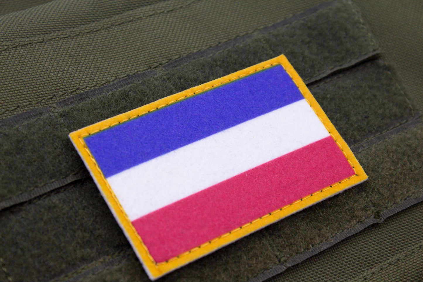 Heterosexuality flag hook and loop patch