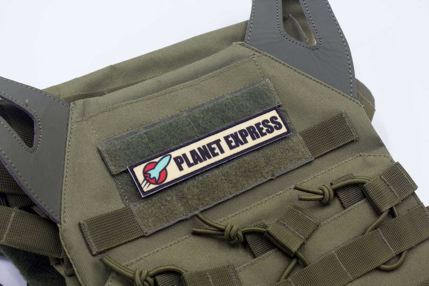 Planet express Futurama Cosplay hook and loop morale patch