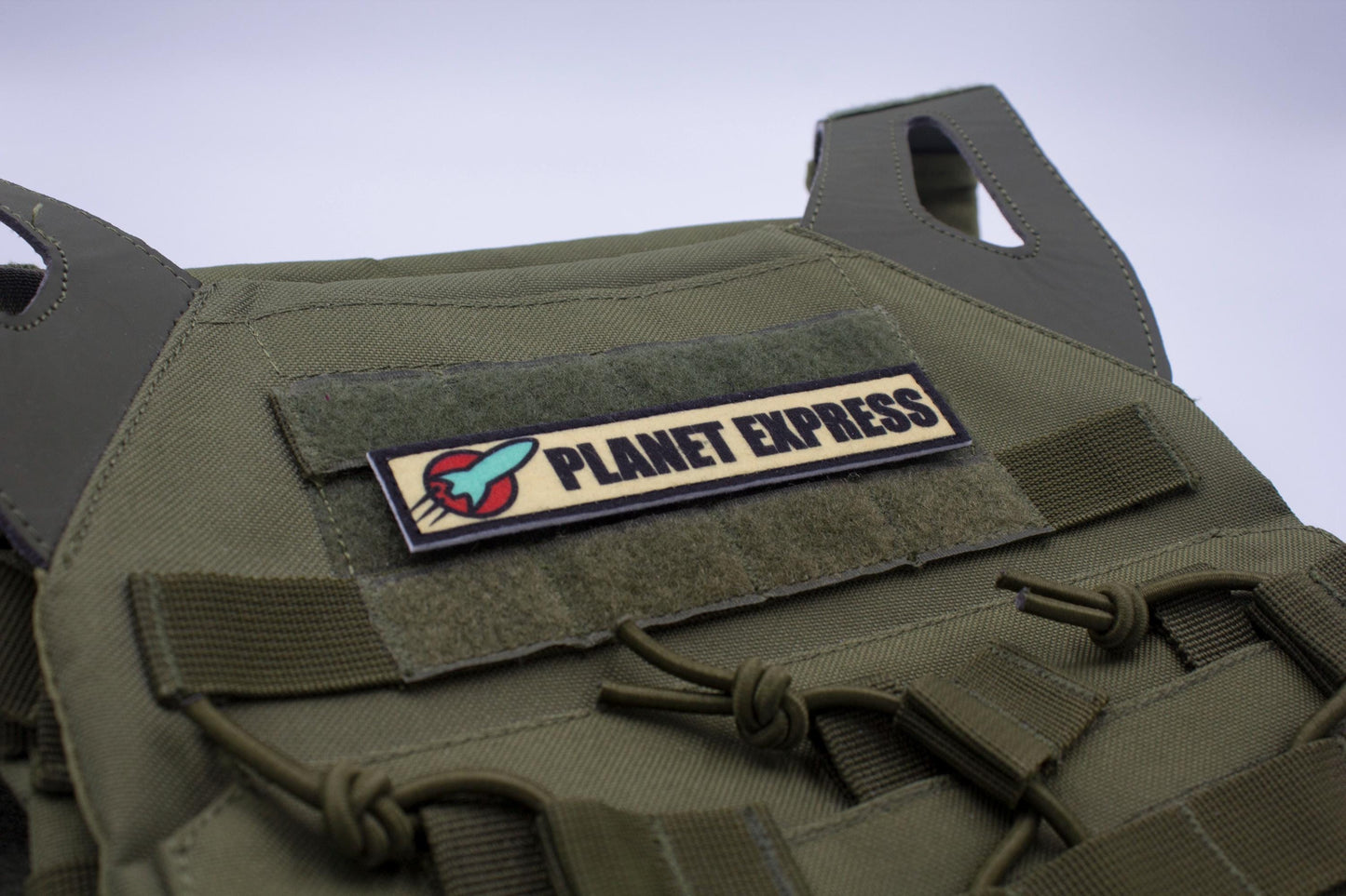 Planet express Futurama Cosplay hook and loop morale patch