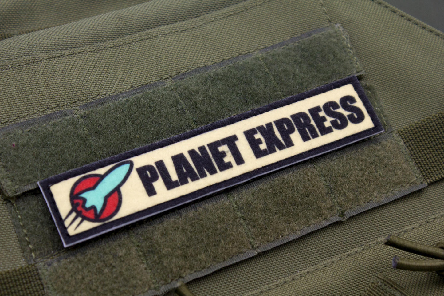 Planet express Futurama Cosplay hook and loop morale patch