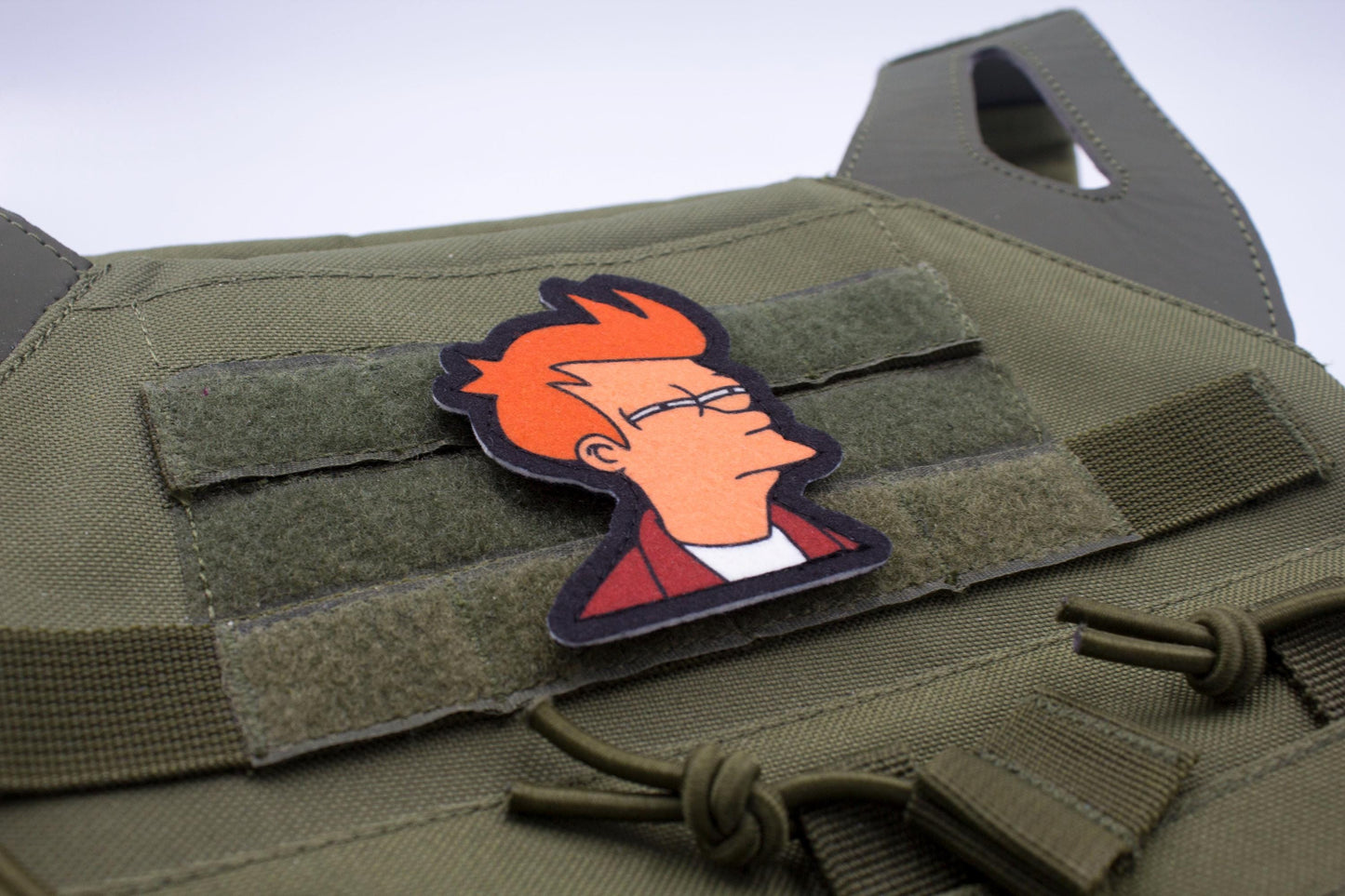 Futurama Fry Meme Cosplay hook and loop morale patch
