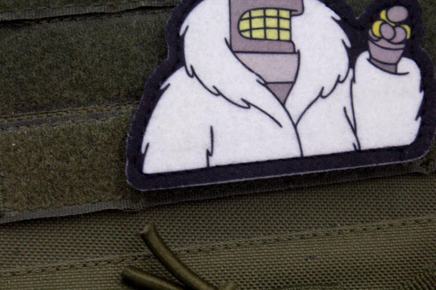 Futurama Bender Meme Cosplay hook and loop morale patch