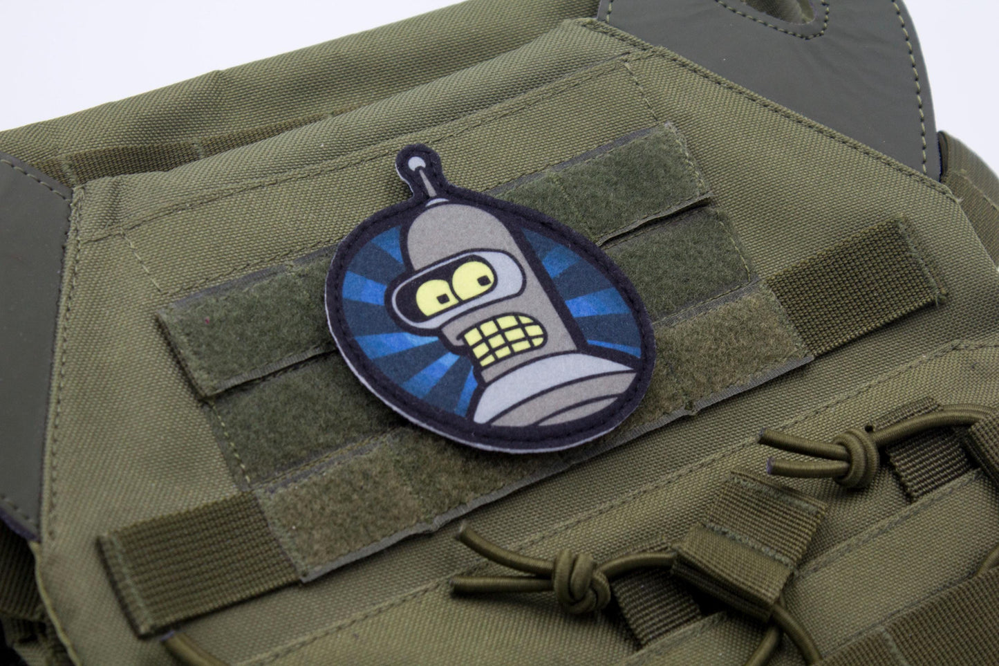 Bender Futurama Cosplay hook and loop morale patch