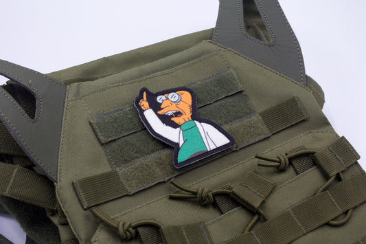 Farnsworth Futurama Cosplay hook and loop morale patch